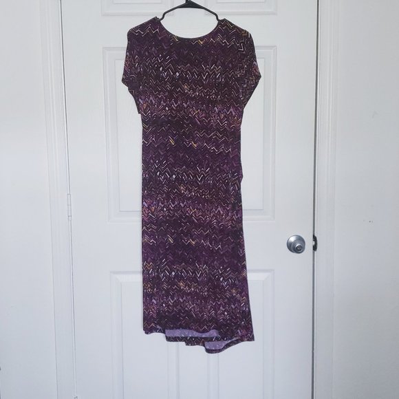 Avenue Plus Size Tribal Printed Wrap Dress 14/16W - Picture 5 of 7